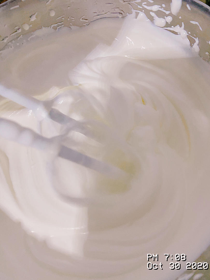 蓝莓奶油蛋糕 生日蛋糕 果酱夹馅（戚风胚版 少糖 无色素）