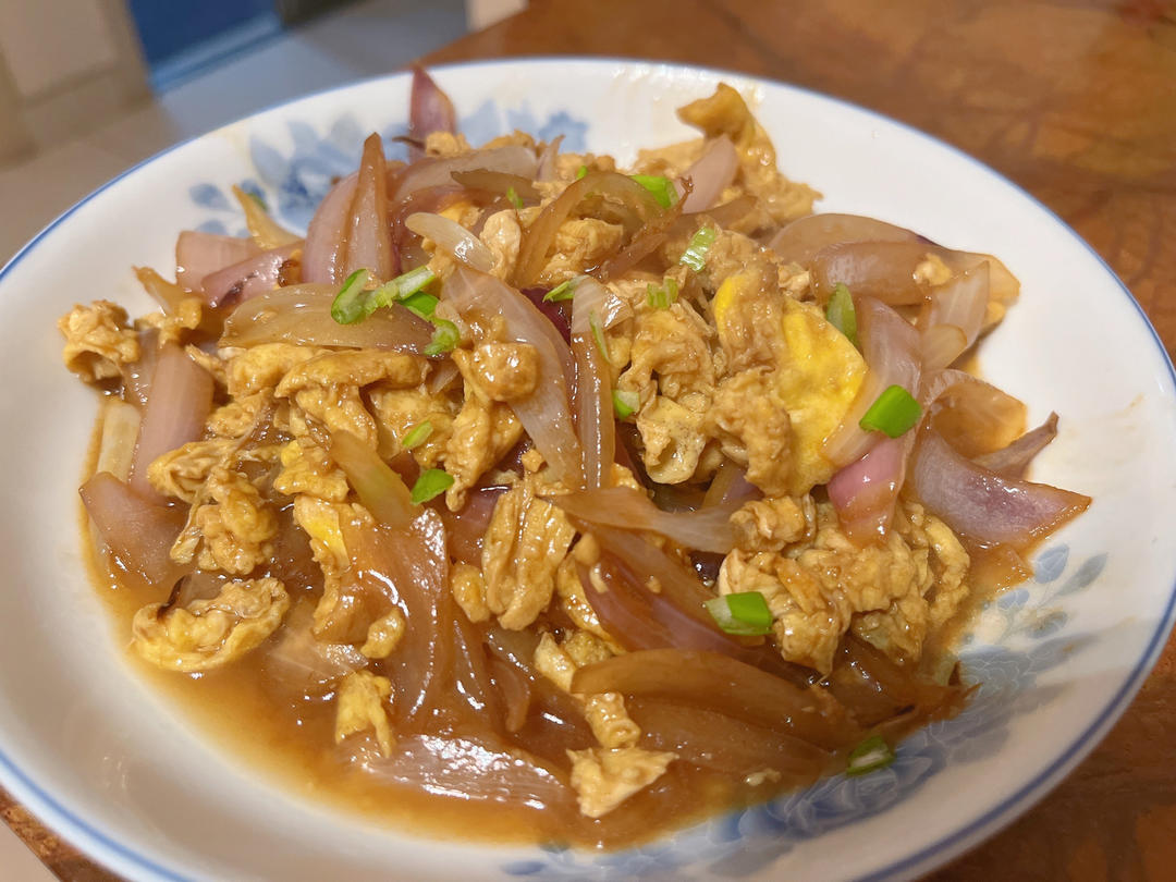 洋葱炒鸡蛋
