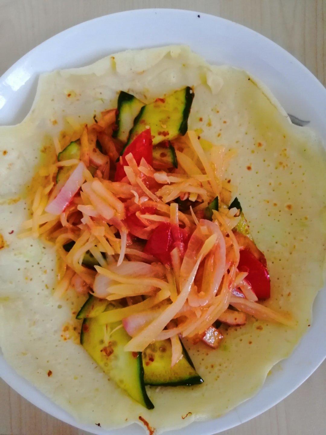韭菜鸡蛋煎饼