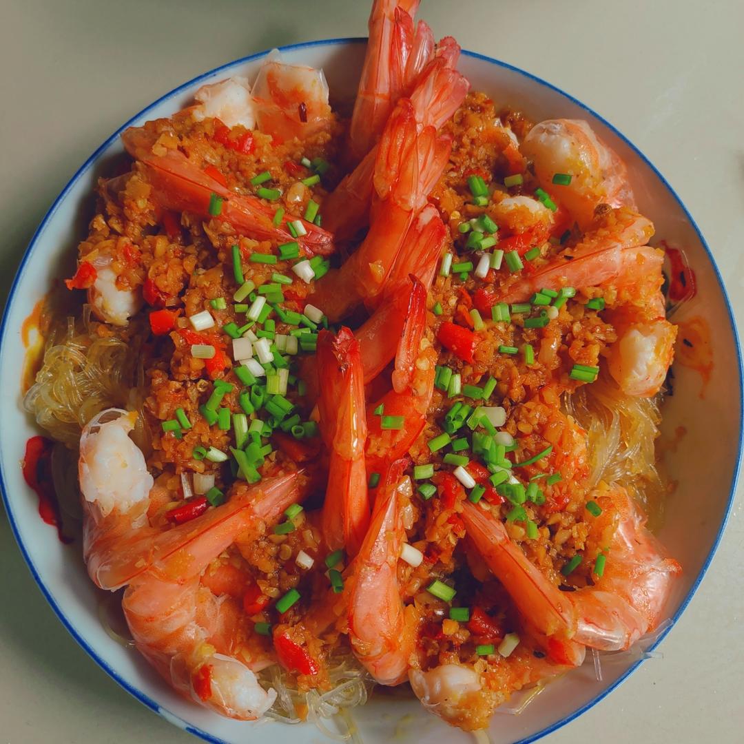 蒜蓉粉丝开背虾