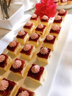 椰香芝士蔓越莓蛋糕   party小甜品的做法 步骤4