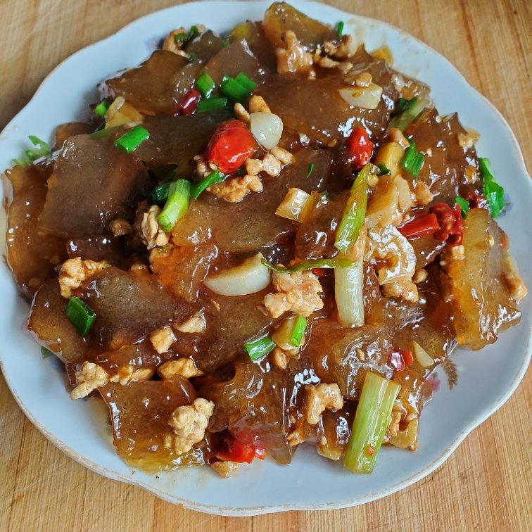 红薯粉烧肉