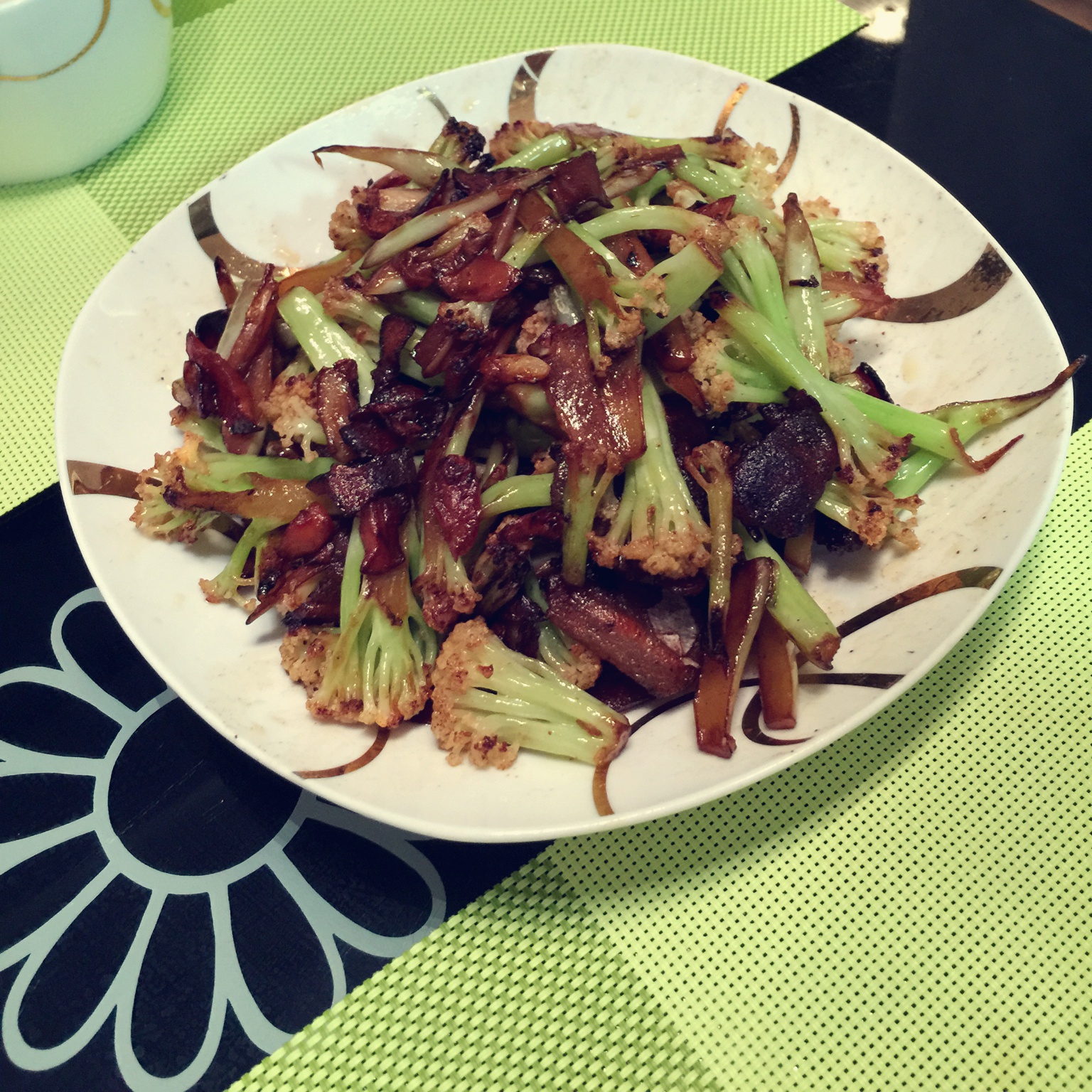 干锅有机花菜