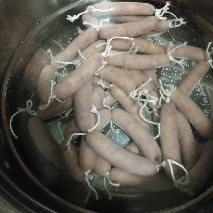 自制脆皮小香肠