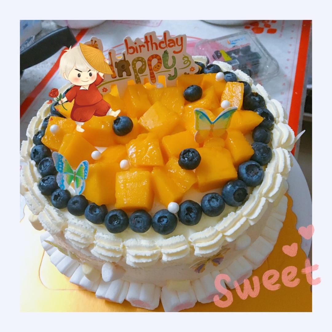 8寸水果生日蛋糕