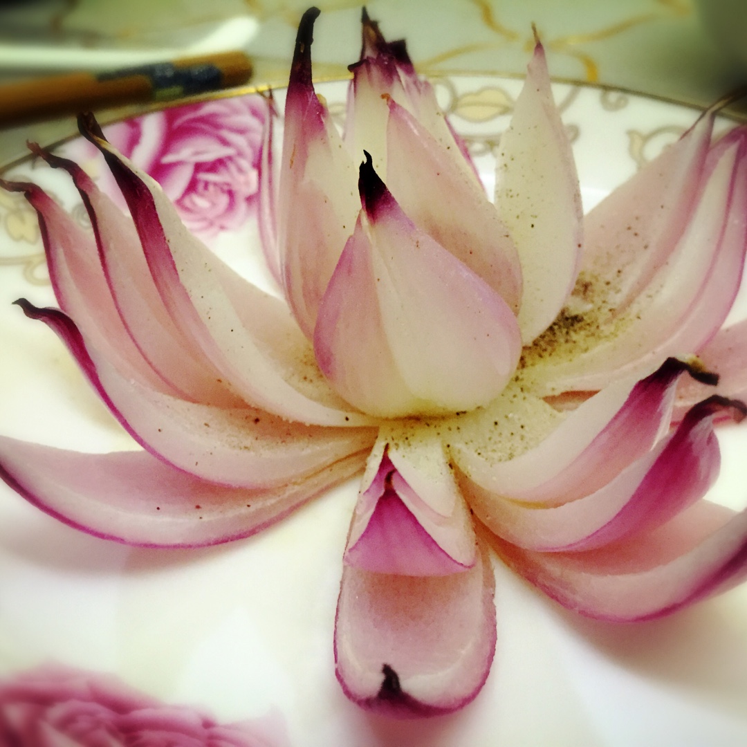 我是猪头leah做的烤洋葱花