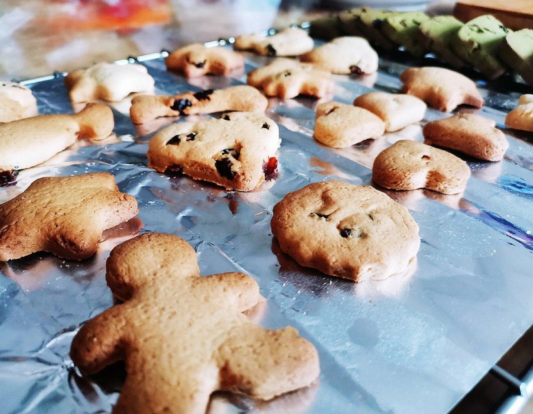 蔓越莓饼干（原味和抹茶味，黄油少）