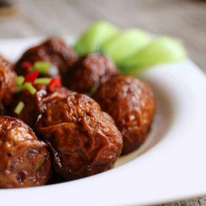 家乡味，肉酿面筋