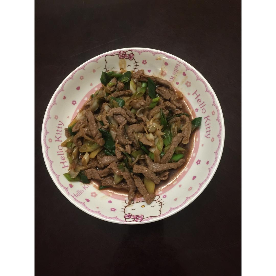 葱爆羊(牛)肉