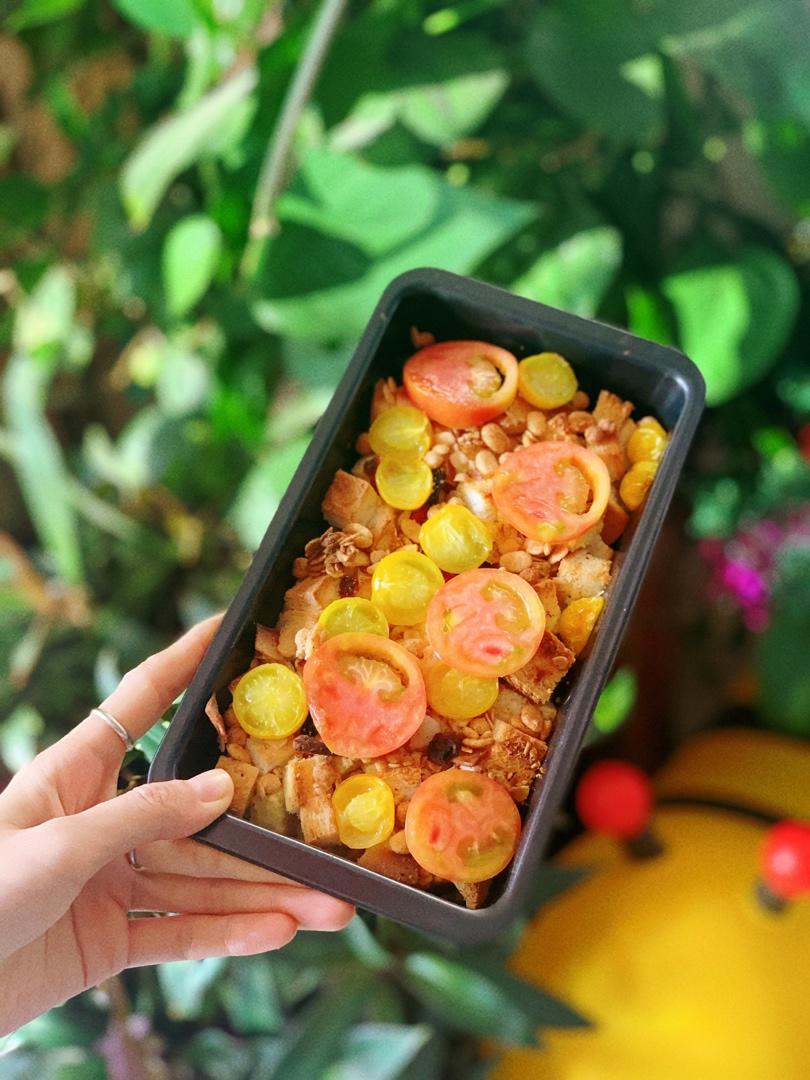 卡乐比麦片吐司布丁(快手有颜值营养早餐)