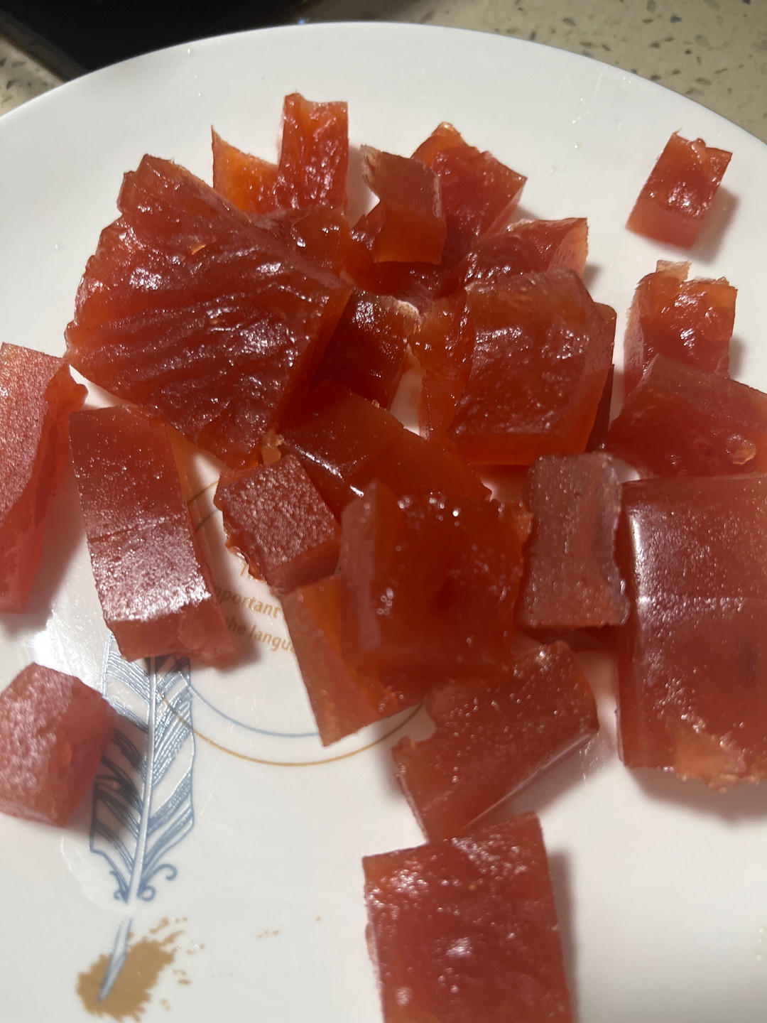 山楂果酱山楂糕