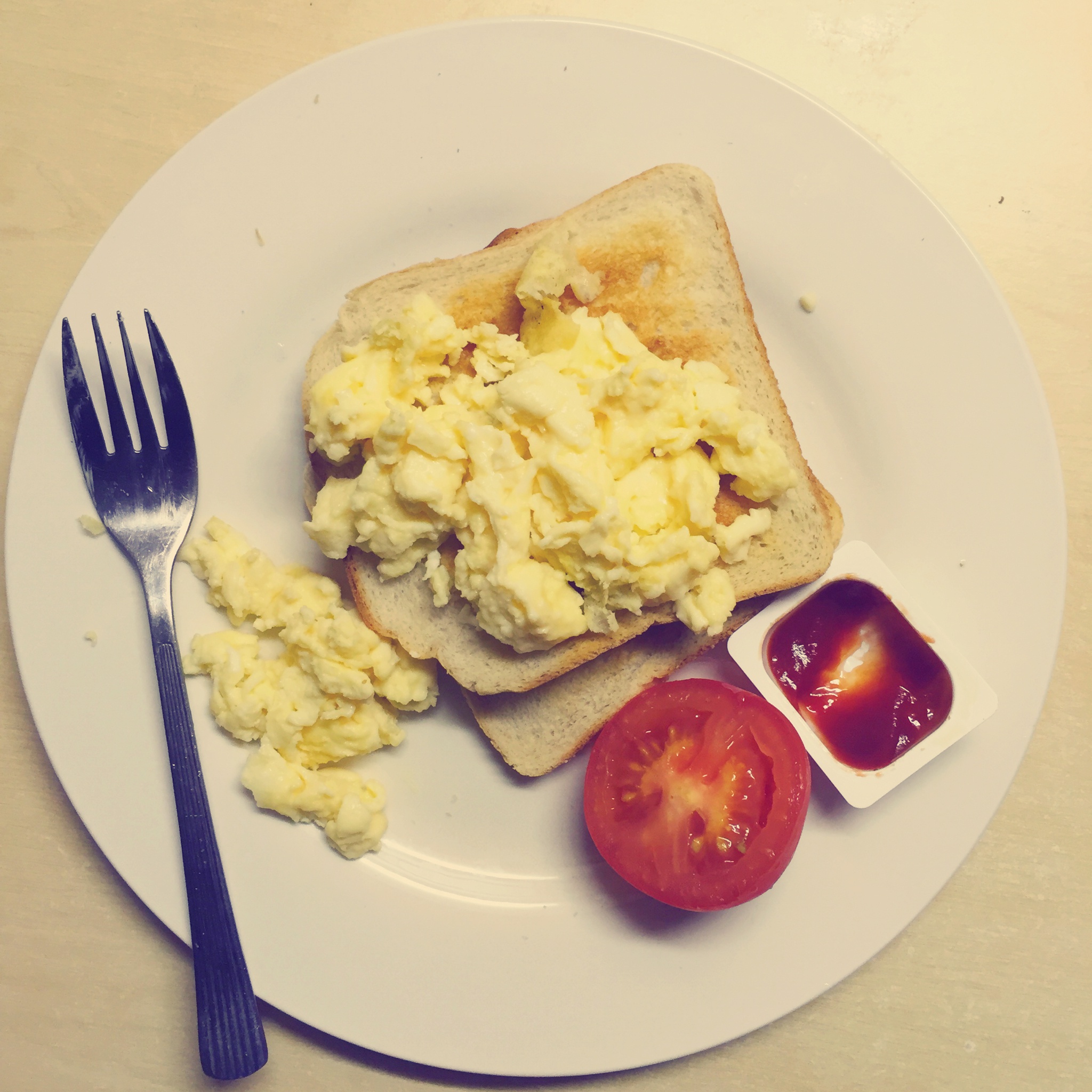 da2sukisy做的scramble egg —— 经典美式早餐