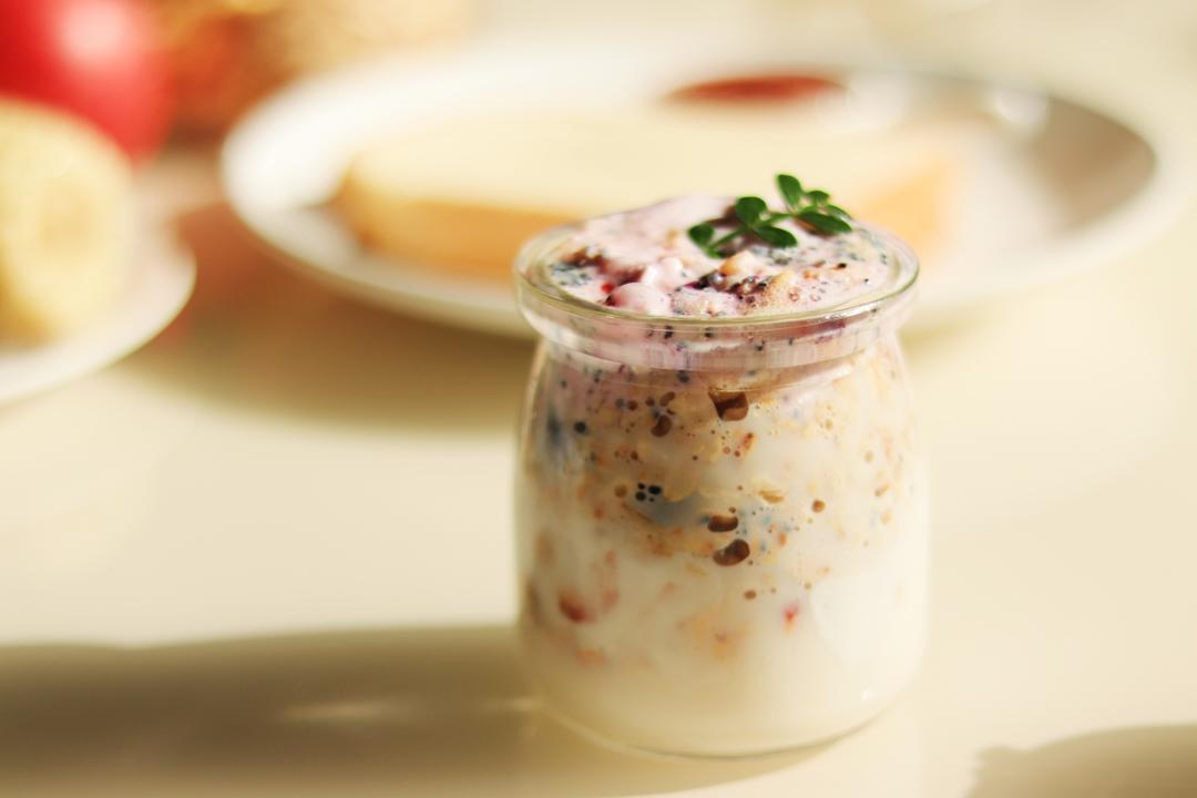 蓝莓燕麦杯的做法