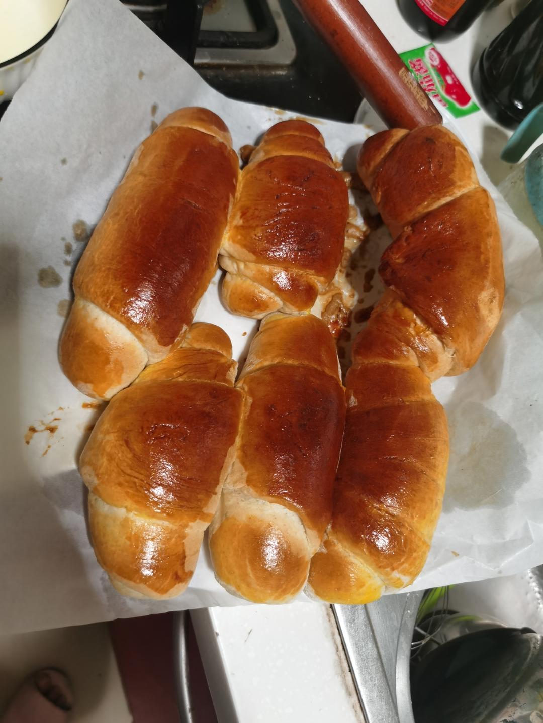 鲜奶香草牛角面包【消耗马斯卡彭】