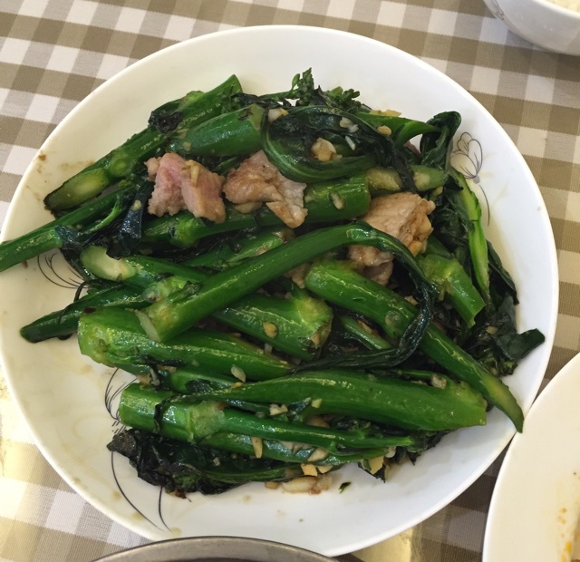 姜汁炒芥兰