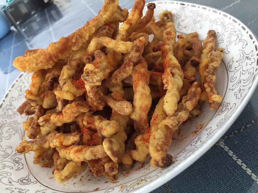 能吃出肉感的酥炸海鲜菇
