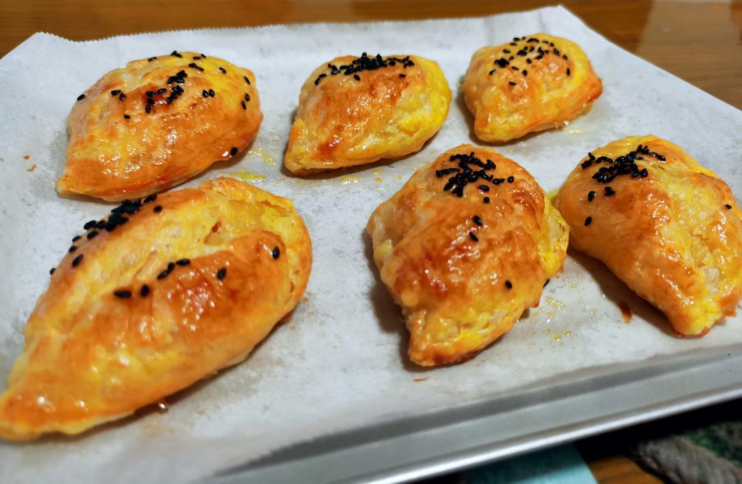 2步就能搞定的小点心芒果酥（蛋挞皮版）