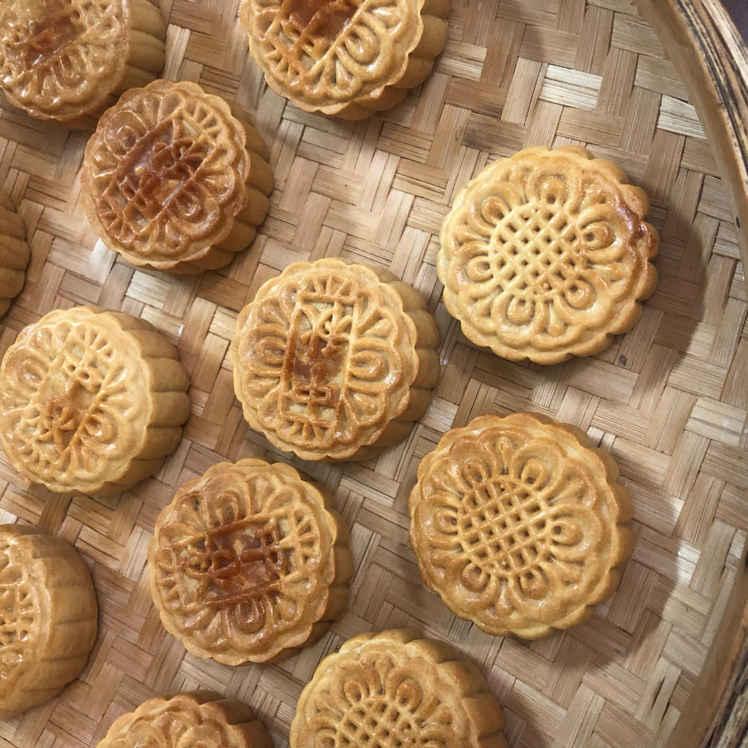 空气炸锅烤月饼