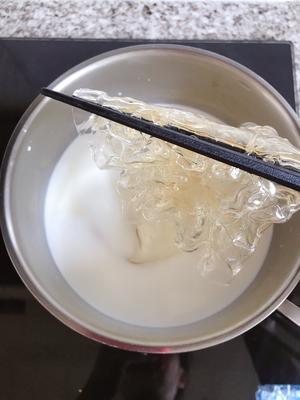 芒果酸奶牛奶布丁🍮的做法 步骤12