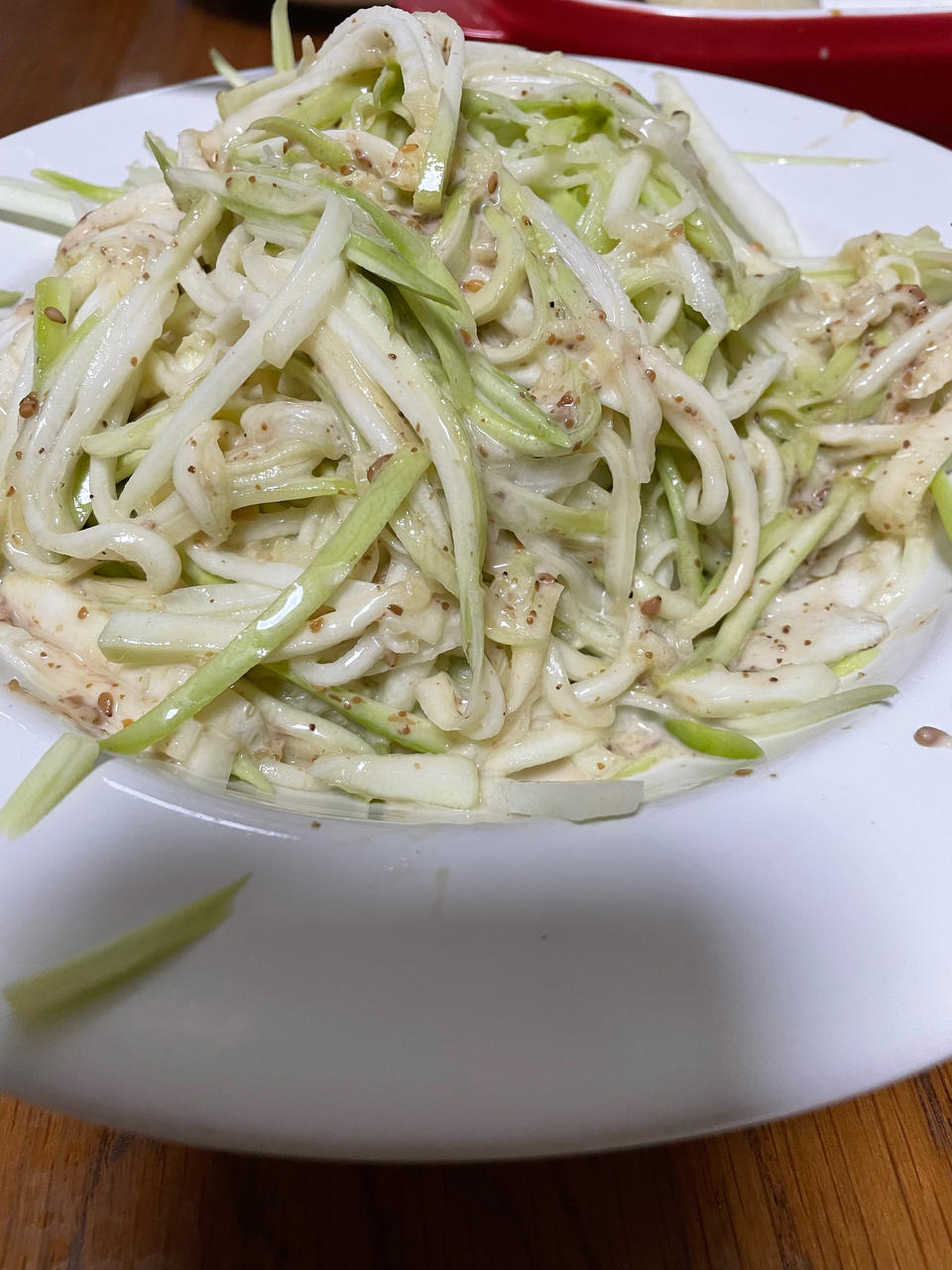 是人就能拌出来的美味西葫芦丝