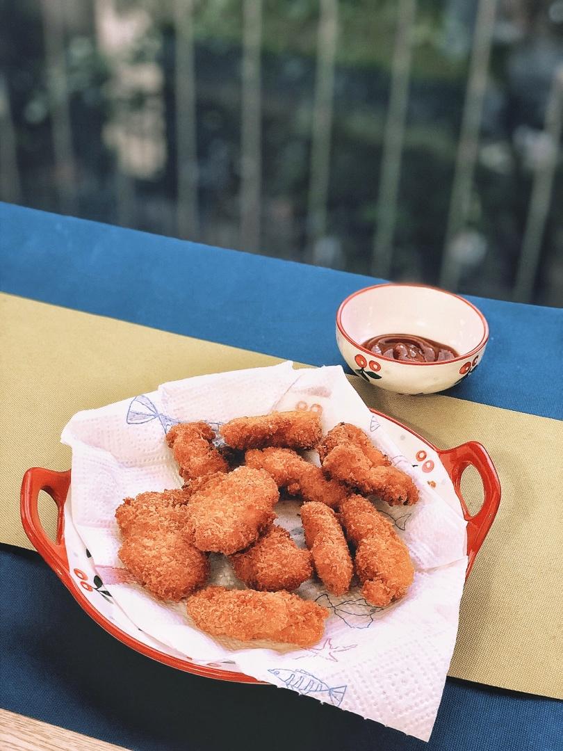 【鸡米花】自家炸鸡米花，香脆爆汁更安心！