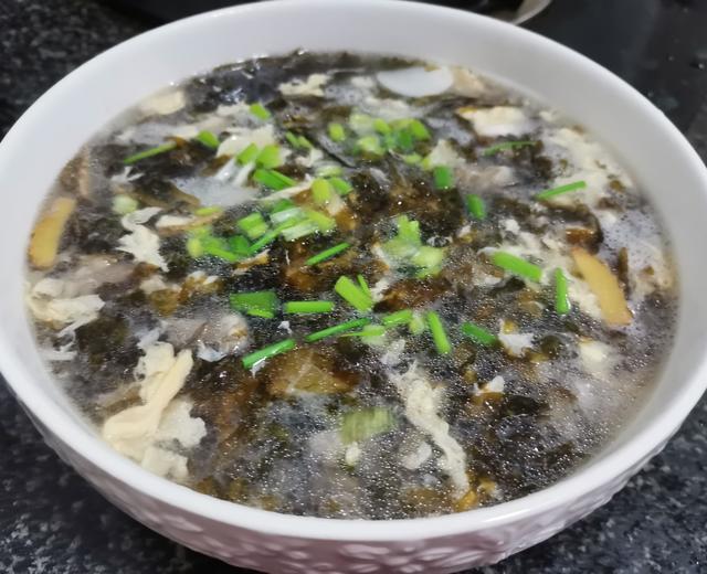 海蛎紫菜蛋花汤