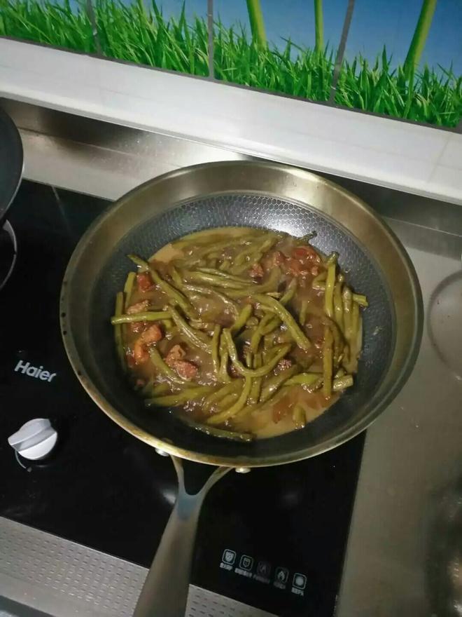 豆角炖肉的做法