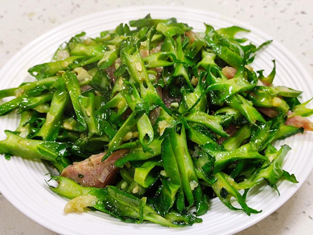 清炒四角豆