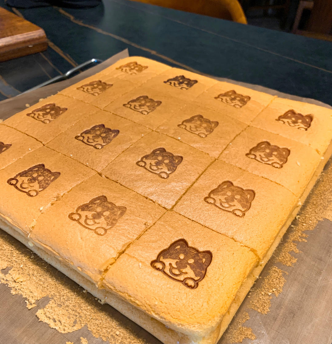 古早味蛋糕....烫面水浴法