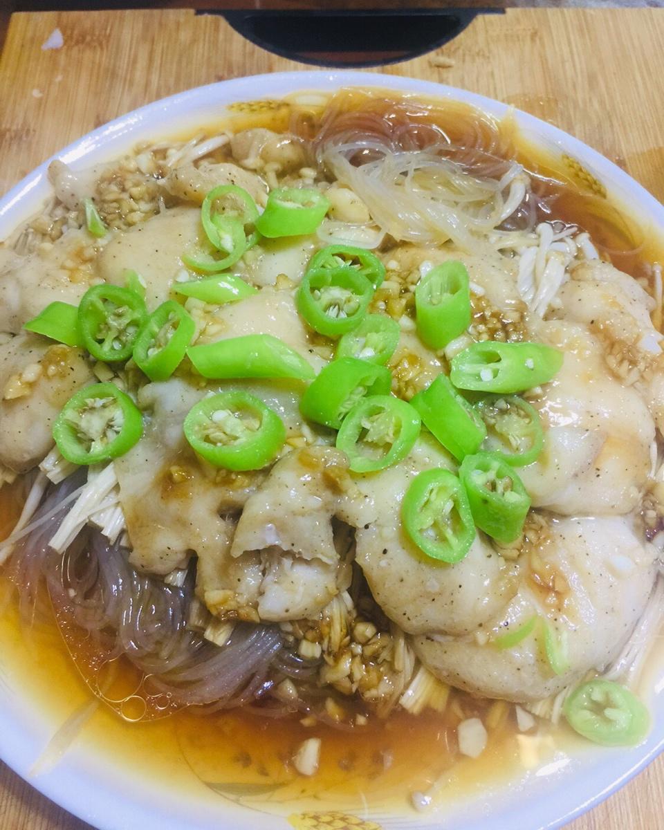 🔥吃不胖❗️蒜蓉粉丝龙利鱼❗️