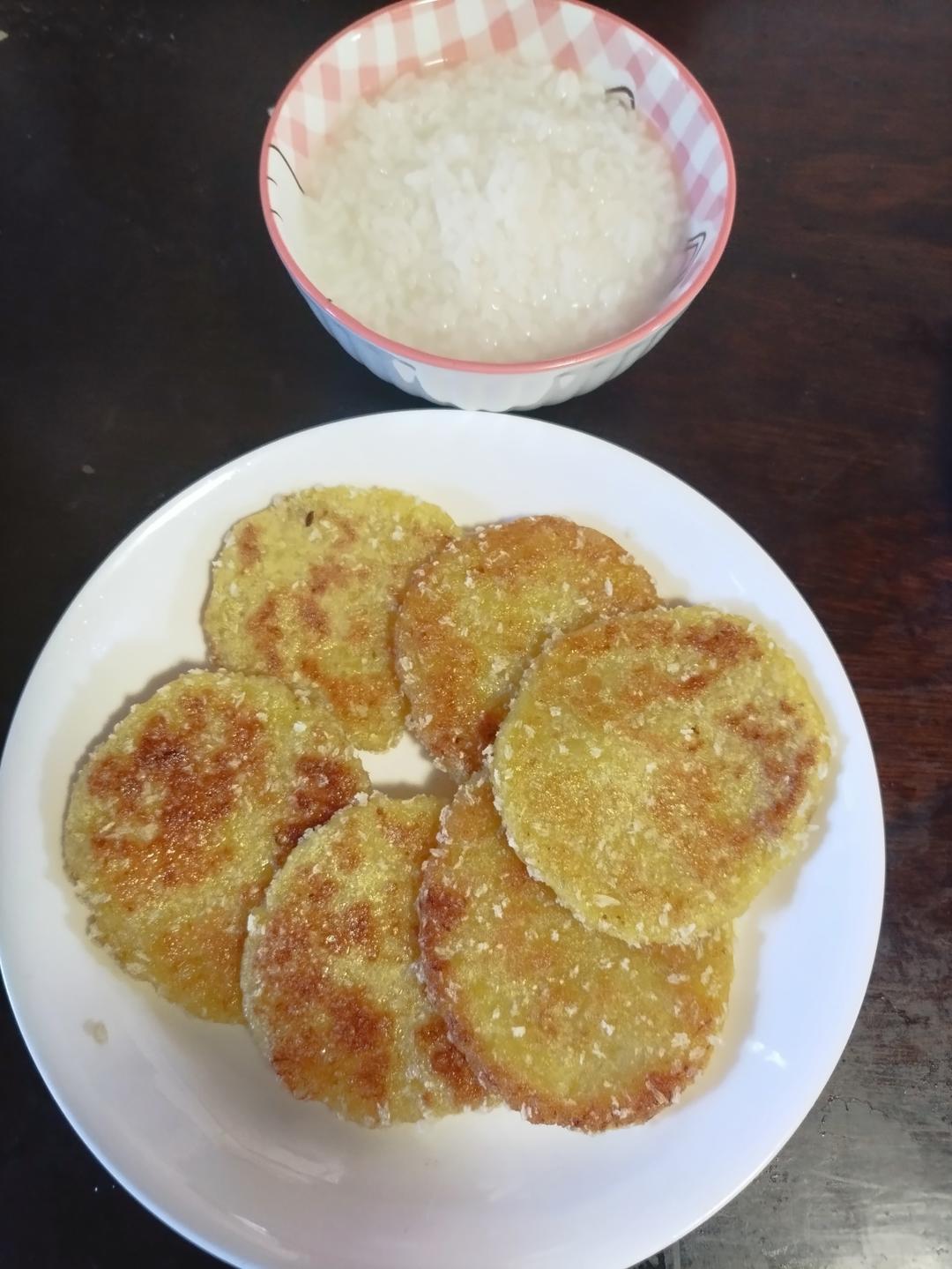 无油超软南瓜饼（糯米粉）