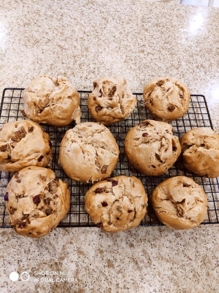 一直被模仿，从未被超越——自然开花红糖枣馒头（更加松软版）