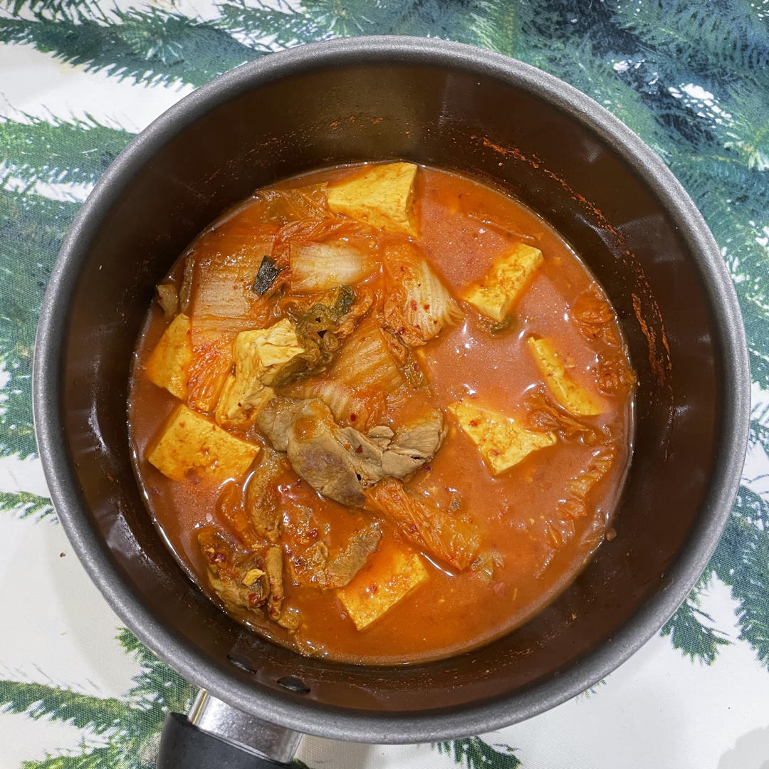 超简单好味的泡菜汤