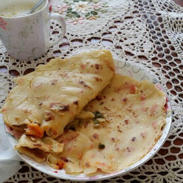 葱花鸡蛋饼