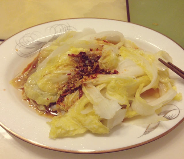 响油白菜
