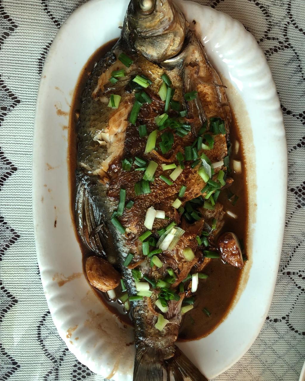 eva_candy做的红烧鳊鱼