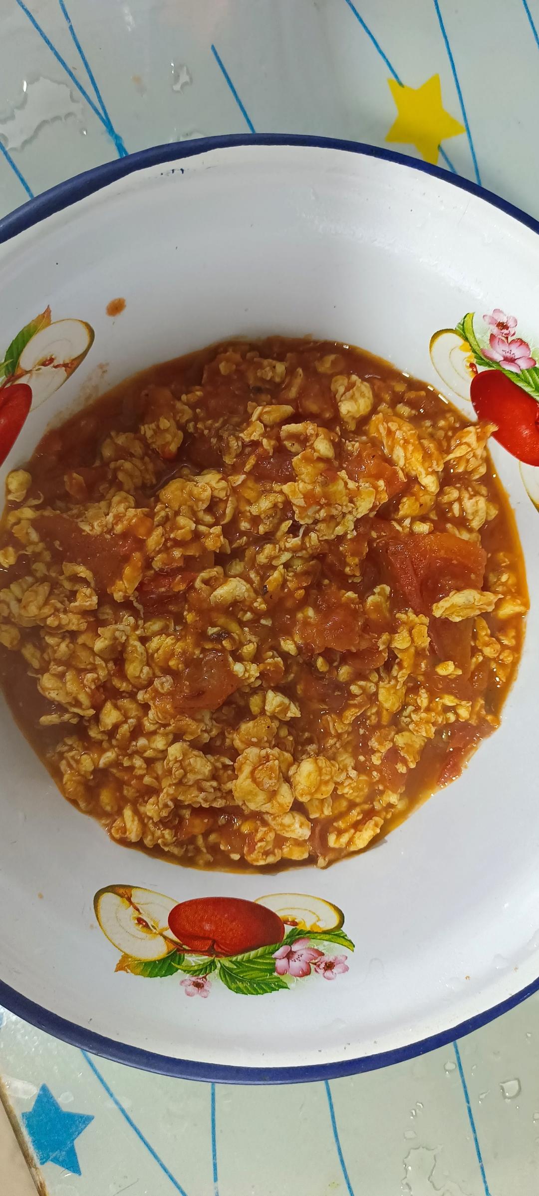 孩子最爱的（适合拌饭）的番茄炒蛋