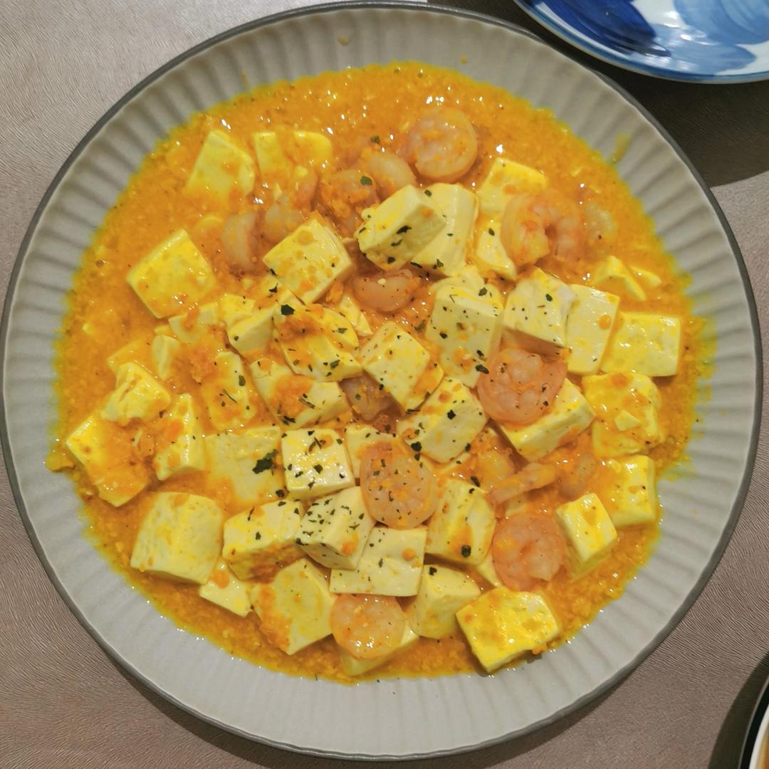 煮｜蟹黄豆腐Crab Tofu