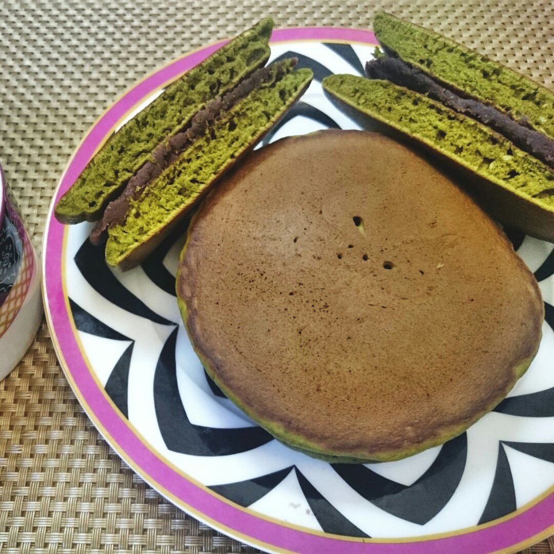 抹茶蜜豆铜锣烧