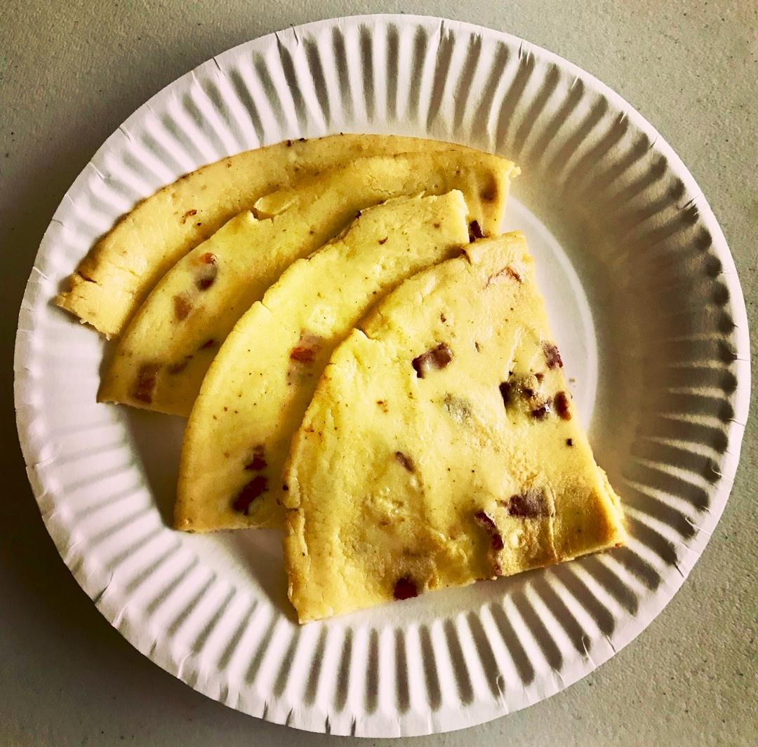 培根香葱鸡蛋饼