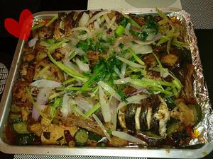 麻婆豆腐泡椒烤鱼（探鱼升级版）的做法 步骤13