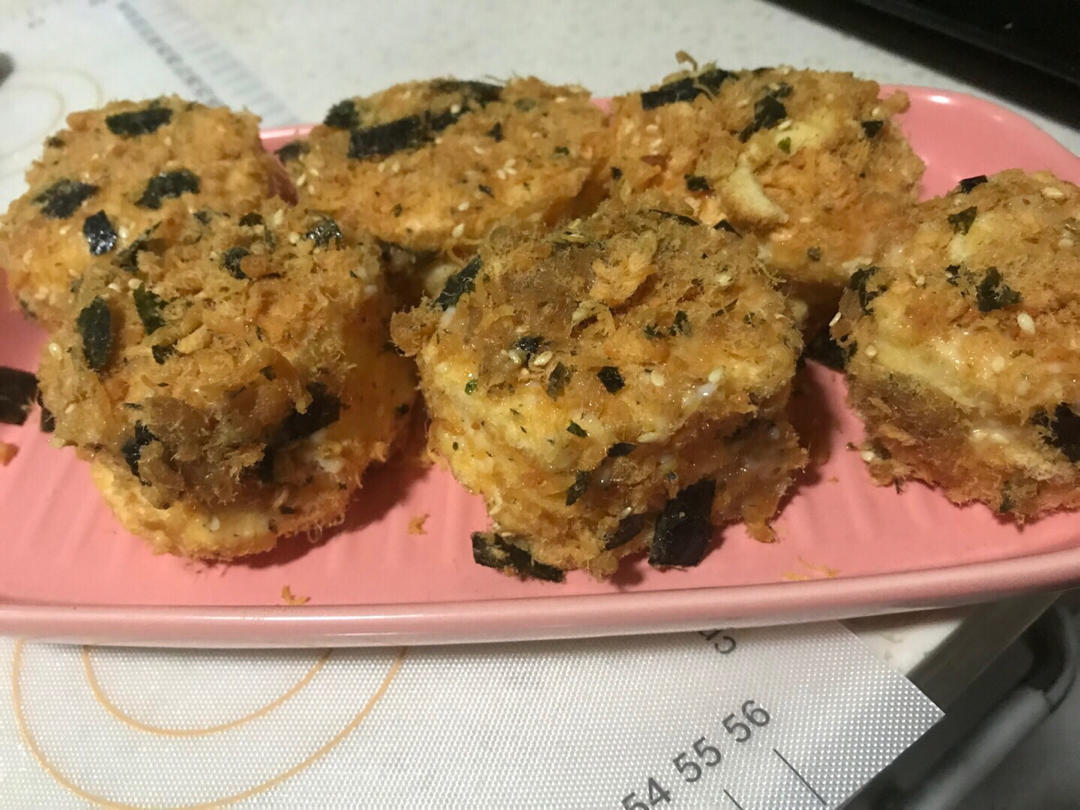 【海苔肉松小贝】酥松香甜，不浪费边角料