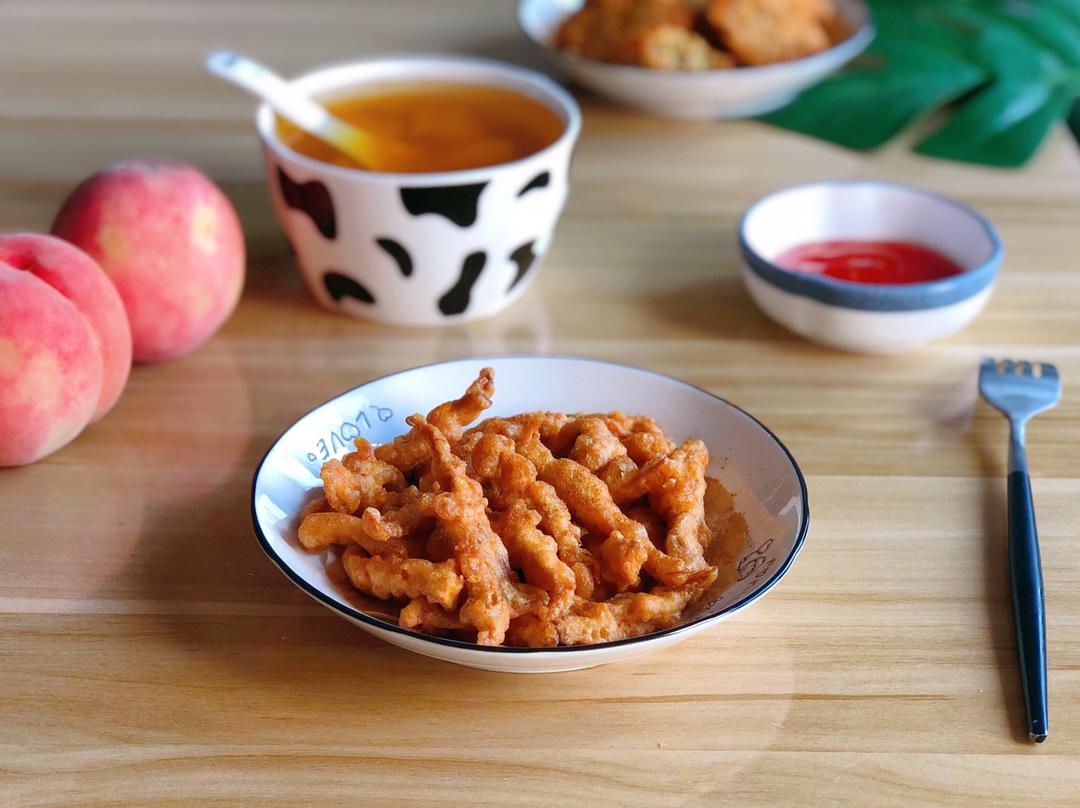 脆炸菌菇的做法