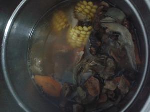 红萝卜玉米排骨汤的做法 步骤6