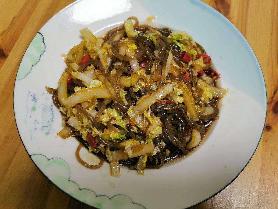 圆白菜炒粉条