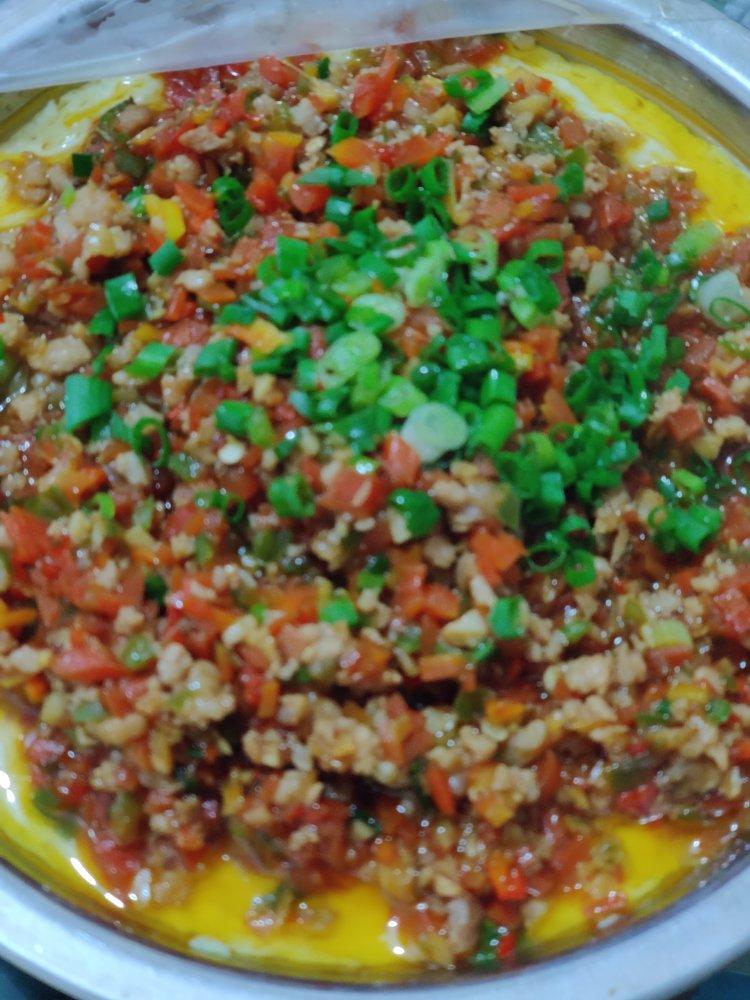 肉末豆腐蒸蛋