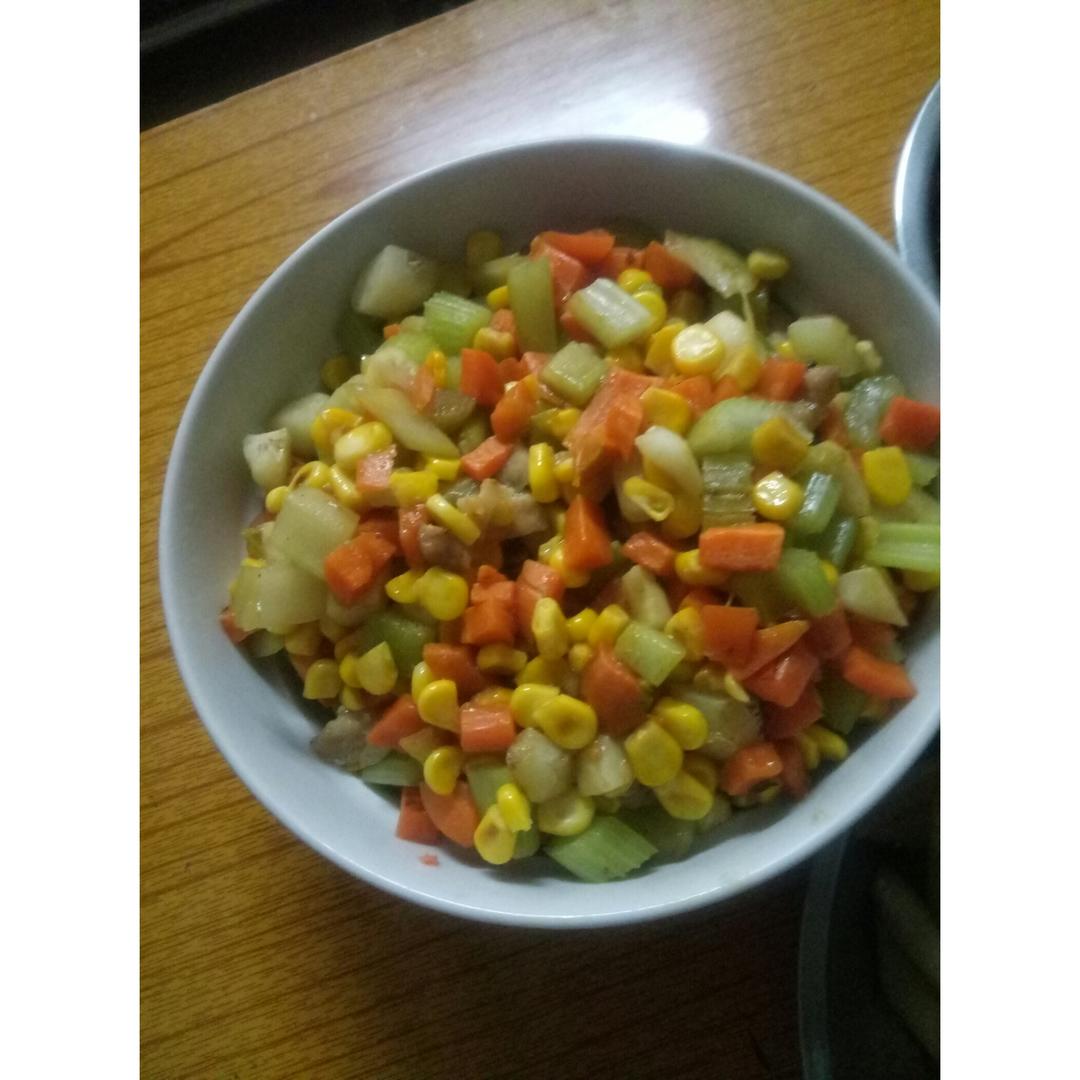 三色炒虾仁