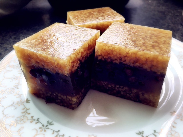 拒绝谎言做的红豆小米杂粮糕