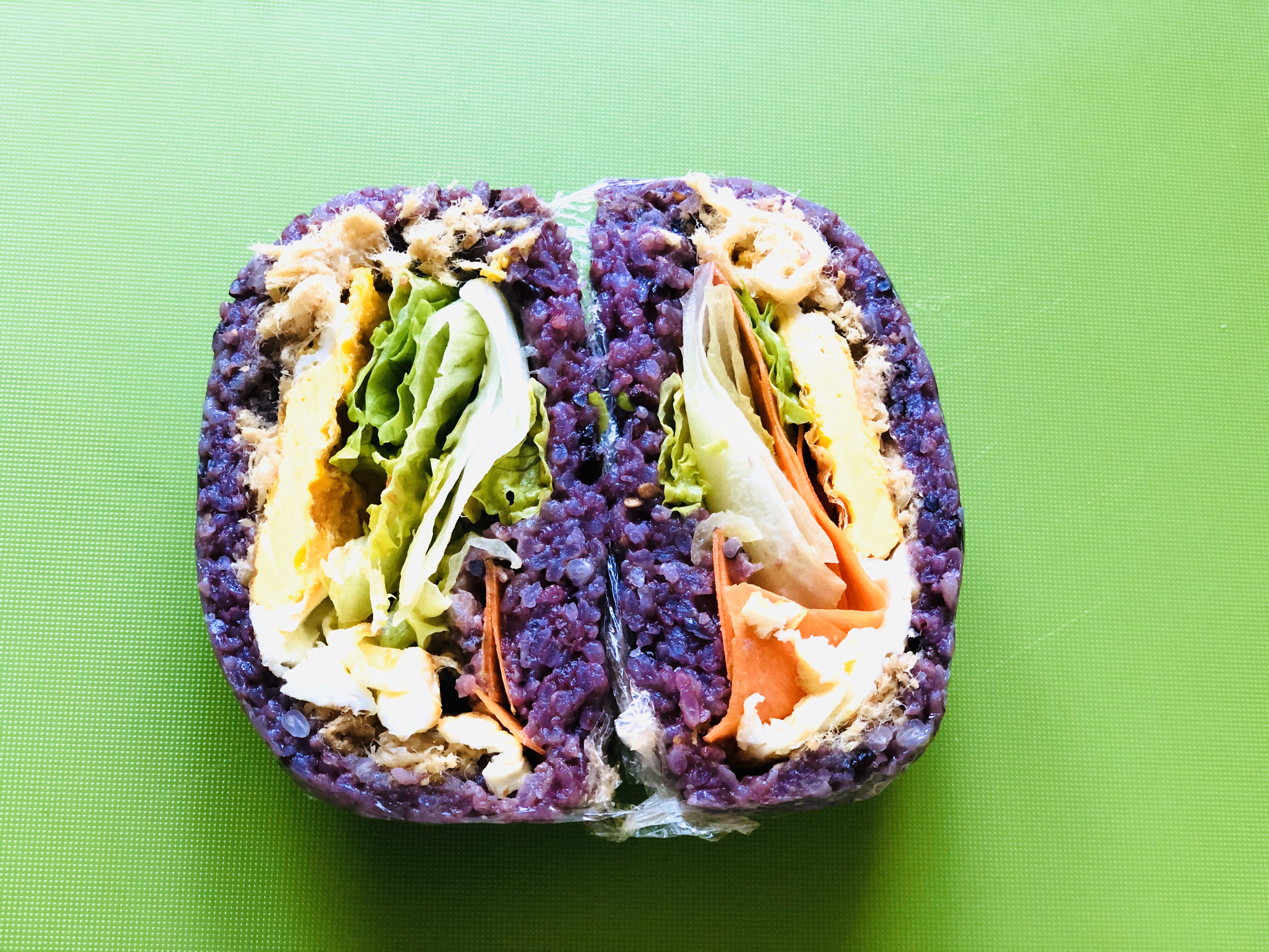 超低卡减肥必备紫米饭团