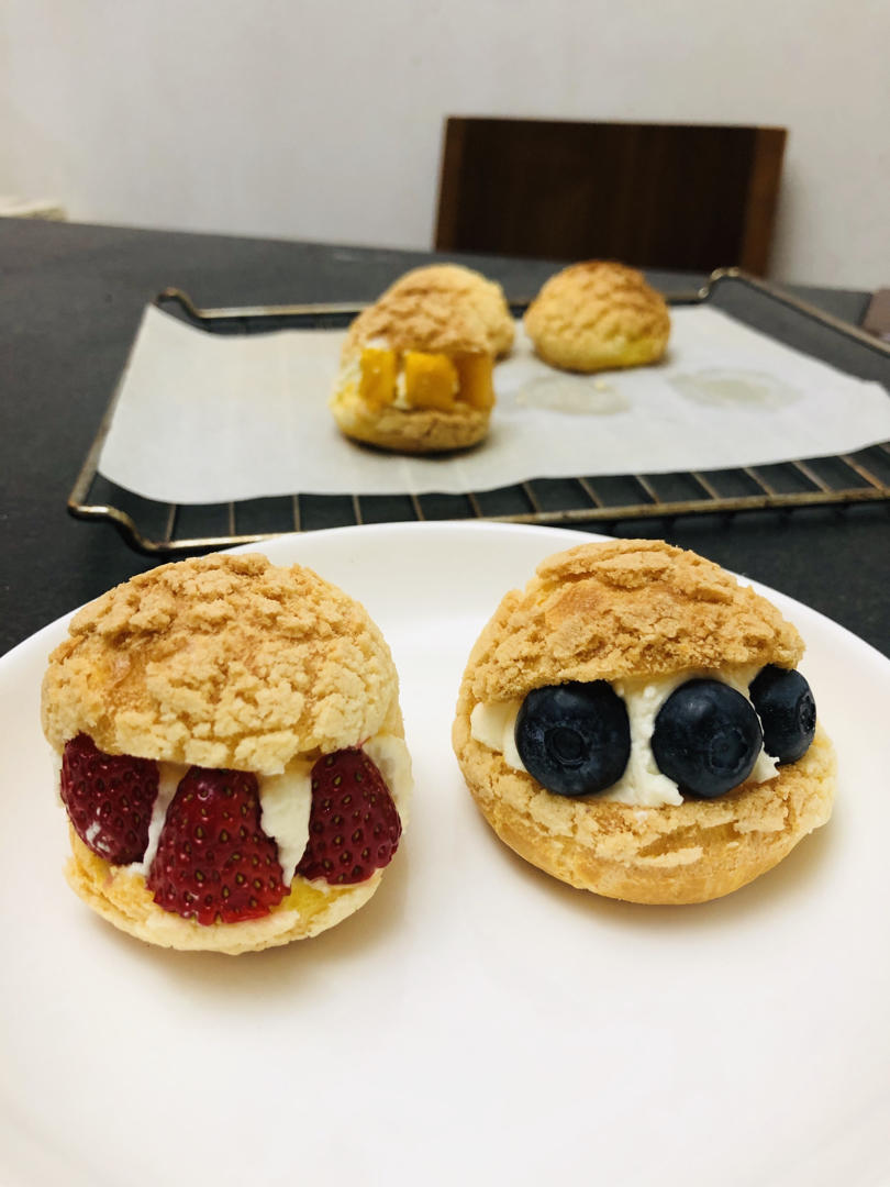 十分美味的酥皮泡芙
